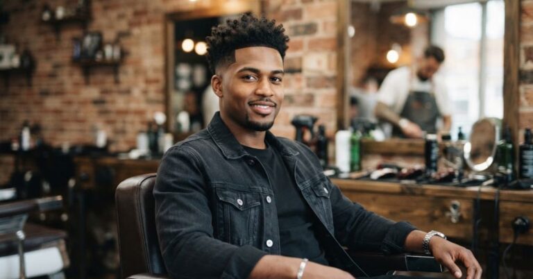 High Taper Fade for Black Men
